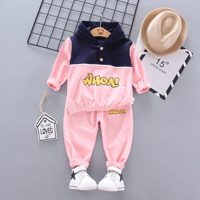 Children's Sweater Set Sports Autumn Clothes