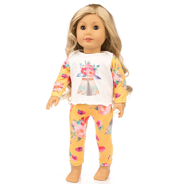 Doll Pajama Set American Girl Shaf Doll Clothes