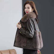 Artificial Fur Coat Cold-proof Warm Thick Fur Collar Design Sense