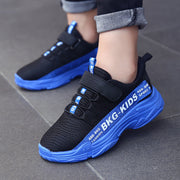 Breathable Mesh Children's White Sneakers