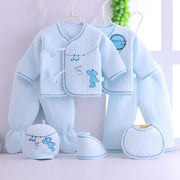 Infant Clothes Quilted Three Layer Thermal Underwear